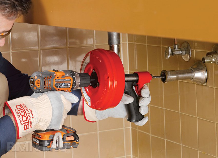 устранение засора механическим способом